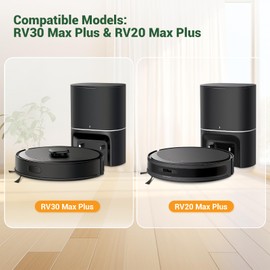 Bluevisk 14 Pack RV20 Max Plus Dust Bags Compatible with Tapo RV30 Max Plus RV20 Max Plus Robot Vacuum Bags 3L Large Capacity Heavy Duty Bags for Home Vacuum