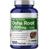 Osha Root 1500mg 150 Caps Non-GMO\Gluten Free\Bioperine Ligusticum porte