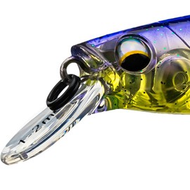 LMAB Flash Vibe 67, 80 & 98 mm - Twitchbait - Suspending & Floating, Hardbait, Wobbler Bass, Suspender Wobbler, Zander Wobbler (Running Depth 0.5-1.2 m | Slow Rising Purple Rave, 98 mm)