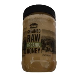 Wolfe Creamed Raw Organic Honey 2LB (Made in Canada)