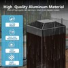 2x2 Aluminum Pyramid Caps - Fits 2" x 2" Metal
