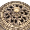 Antique Incense Burner Brass Holder with Lid Fireproof Cotton Interior