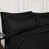 Dreamscene Beautiful Satin Stripe Quilt Duvet Cover with Pillow Case