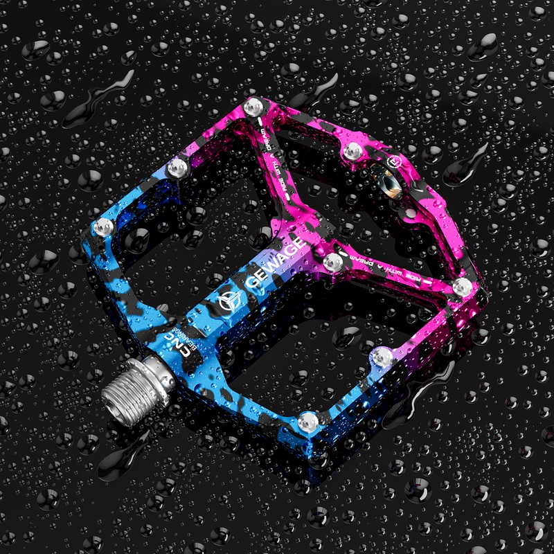 GEWAGE Road/Mountain Bike Pedals - 3 Bearings Bicycle Pedals -