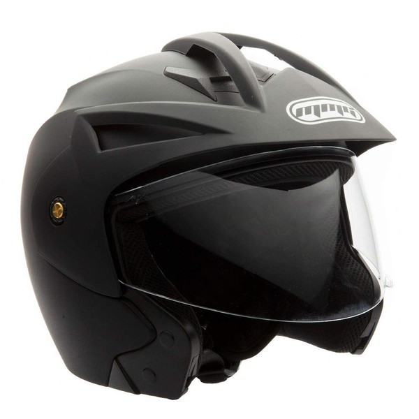 MMG (Model 20) Motorcycle Open Face Helmet DOT Street Legal