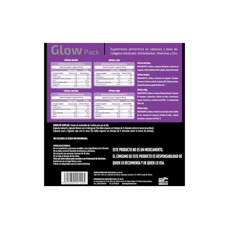 Healthaddiction Colágeno Glow Pack Coenzima Q10 Biotina Vitamina Astaxantina Zinc