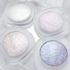 Diamond Highlight Powder, 4 Colors, Highlight, Luminizer, Sparkle, 3D, Pearl,