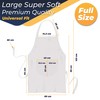 Discounted Cleaning Supplies Chefs Apron Professional Quality Blue & White