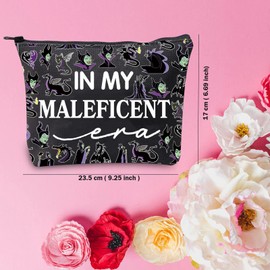 Villain Movie Merch Gift Evil Queen Inspired Cosmetic Bag Gift for Movie Fans Princess Villains Gift Villains WDW (Mal Bag)