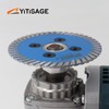 YITISAGE 3 inch Tile Diamond Saw Blade Turbo Segment Carving