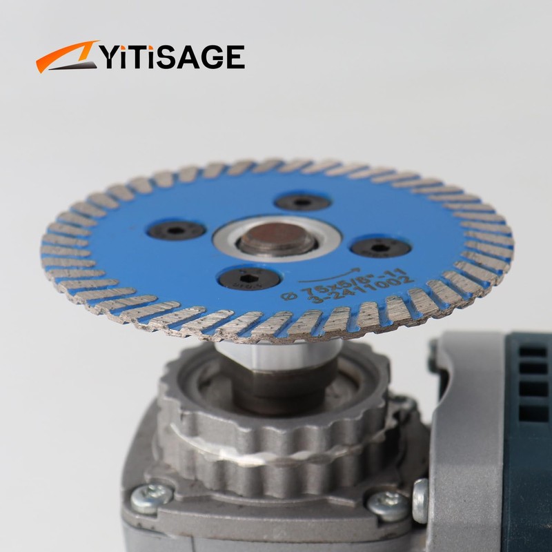 YITISAGE 3 inch Tile Diamond Saw Blade Turbo Segment Carving