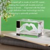 ERWEI Crystal Gifts Engraved Two Hands Form a Heart in