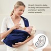 CUBY Baby Carrier Sling, Baby Essentials for Newborn Natural Cotton