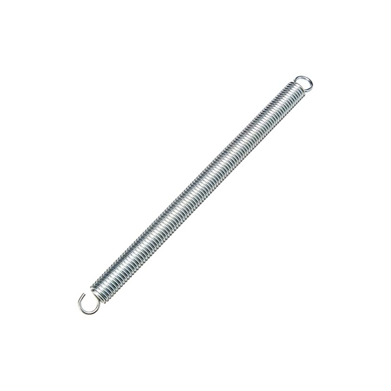 Chapuis, 1 Piece Tension Spring with Hook, Galvanised Steel Spring,