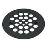 Westbrass 4-1/4" O.D. Shower Strainer Plastic-Oddities Style, Matte Black, D3193-62