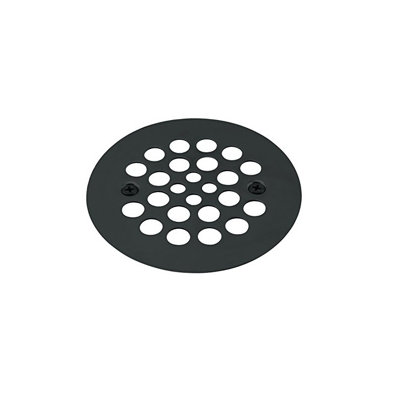 Westbrass 4-1/4" O.D. Shower Strainer Plastic-Oddities Style, Matte Black, D3193-62
