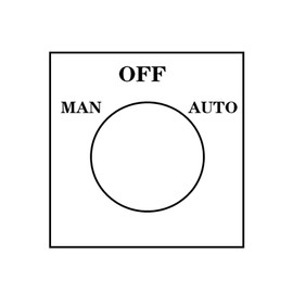 ZEDEVB LW28-20 LW26-20 Series Electric 2/3/4 Position 8 Terminals Rotary Cam Changeover Switch with Screws Useful Tool 660V 20A (Color : Man-Off-AUTO, Size : 3P)