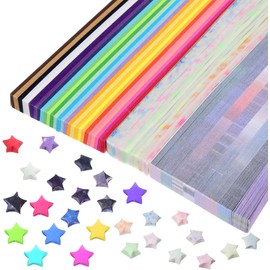 ABOOFAN Tiras De Papel Para Estrellas De Origami Brilla En La Oscuridad