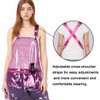 MIKI WELL Updated Hair Stylist Apron,Preventing Hair Pockets- Waterproof Transparent