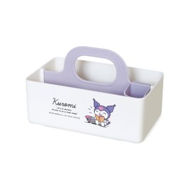 Nishiki Kasei Kasei Kuromi Mini Motte Case, Approx. Width 8.1 x Depth 4.9 x Height 5.3 inches (20.7 x 12.5 x 13.5 cm), Desktop Accessory Storage, Made in Japan