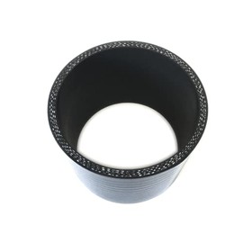 Ticon 3.5" ID Straight Silicone Hose Coupler, High Temp 4-Ply Reinforced (Qty 1) - 131-08903-0401 - Ticon Industries