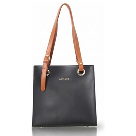 ninon Women's Tote Bag, A4 Vertical, Backpack, Large, Zipper, For Commuting to Work or School, Large Capacity, Casual, Wide Gusset, Shoulder Belt, Color Scheme, PU Leather, Tote, Bottom Studs, Simple