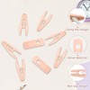 Feelorna 20 Pcs Velvet Hangers Clips, Non-Slip Clothes Hanger Clips