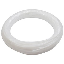 Audiofan PTFE Tube, 3D Printer, For Extruders, Heat Resistant, Insulated, Heavy Duty, Outer Diameter 0.2 inch (4 mm) Inner Diameter x 2 mm, White (Translucent), 6.6 ft (2 m)