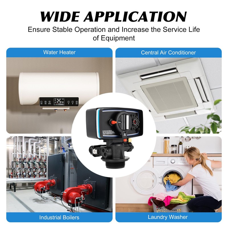 110V 12-Day Time Clock Control Valve 3W Water Purifier Time