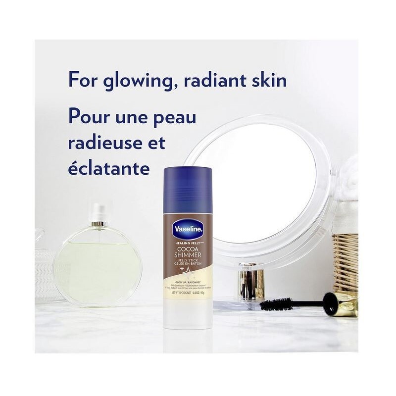 Vaseline Rich Moisturizing Healing Jelly Cocoa Butter, 13 oz Bundled