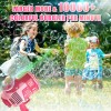 132 Hole Electric Automatic Light Bubble Machine Bubbles Gun for