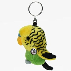 Budgie Green Key Ring Plush Cuddly Toy Pendant Mandy – Cuddly Toys *biz