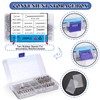 AETTL 280PCS M5 M4 M3 Wood Screws Assortment Kit, Flat
