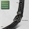 BULLIANT Men Belt 2Pack,Braided Woven Leather Belt For Men Golf