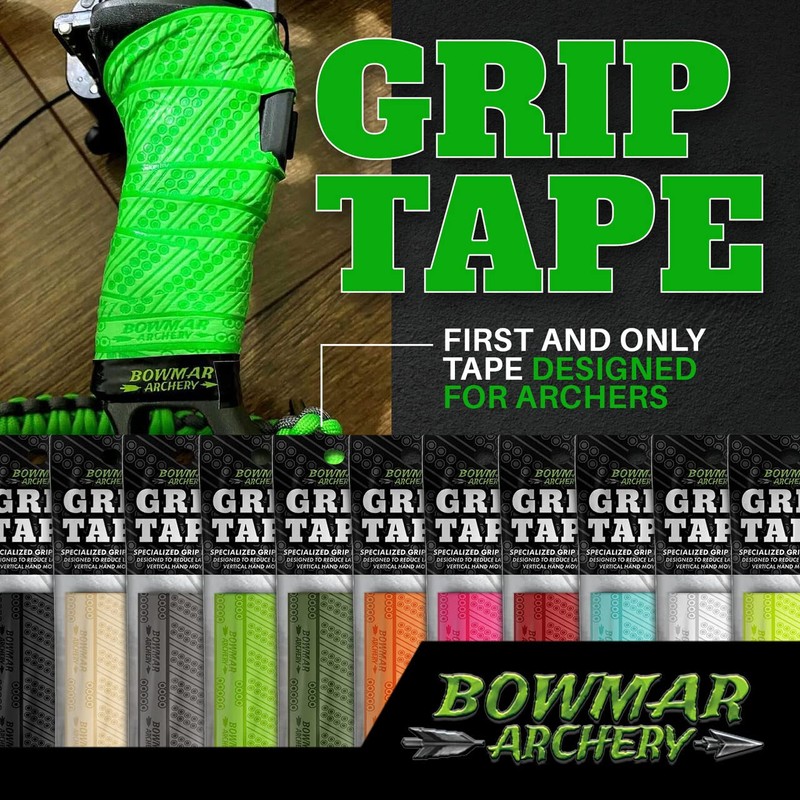 Bowmar Archery Grip Tape, Designed for Archers, Self-Adhering, Effective in
