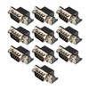 Futheda 10 Pcs RS232 DR9 9Pin Male Solder Connector Jack