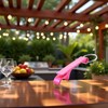 Pink Portable 4 Close 1 Bottle Opener Key Chain Key