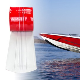 Tongmo Keel Guard: Self-Adhesive Shield Keel Guard for Protecting Fiberglass and Specific Aluminum Boats from Rocks, Oyster Beds, and Scratches-5 Inche Wide (White, 6FT for Boat Up to 18FT)