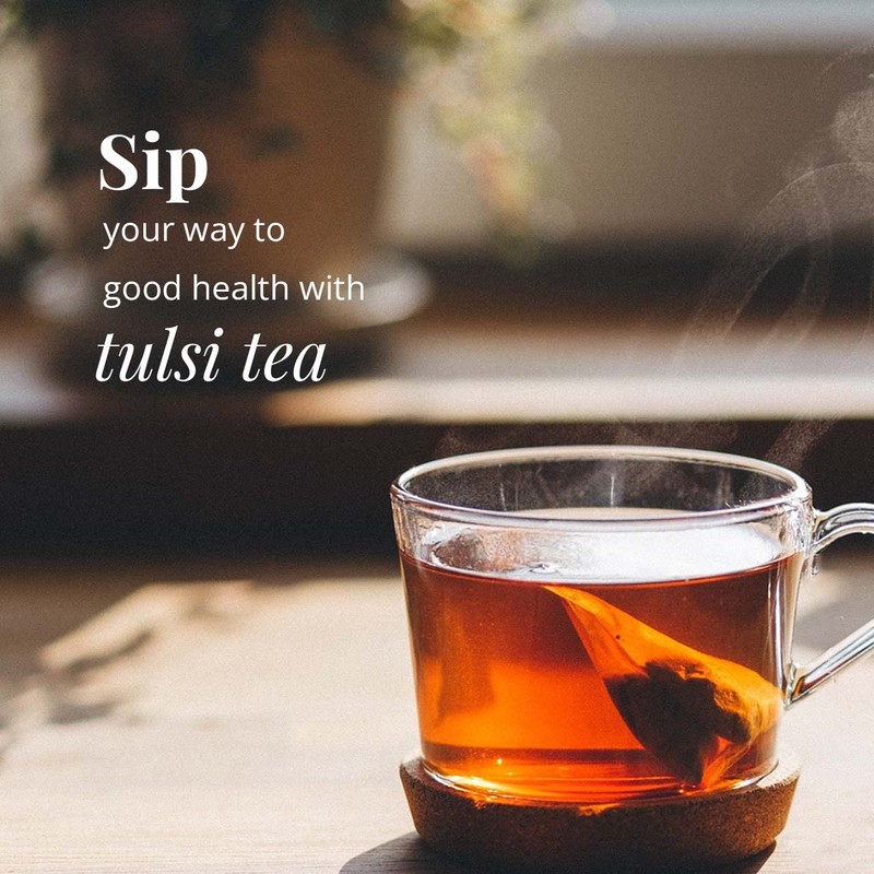Akshit Premium 75 Holy Basil Tea Bags, From 100% Natural