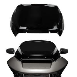 PSLER 11.5" Wave Windshield - Motorcycle Air Deflector Windshield Road Glide Accessories for Road Glide 2023-2025 （Black）