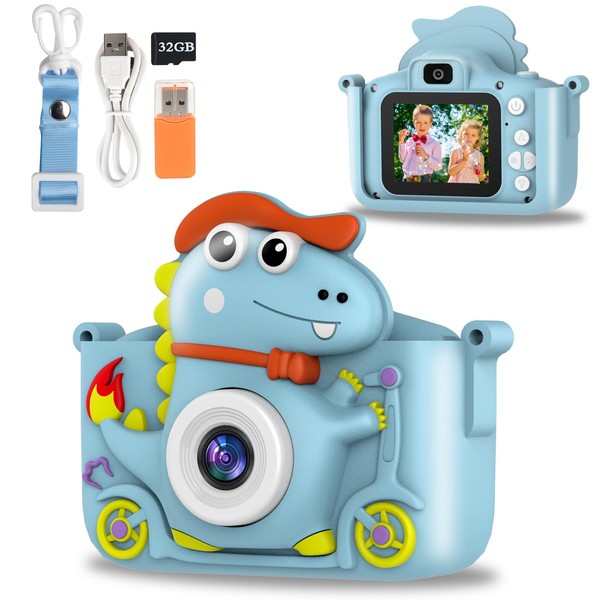Upgrade Selfie Kids Camera, Kids Camera Toy, 1080P HD Video