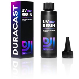 DURACAST Resina UV (100 g) transparente, dureza reforzada, curado por último rayo, anti-amarilleo, fabricación de joyas, colgantes, modelos y manualidades