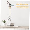 WHAMVOX Elegant Decorative Hooks Metal Wall Mount Retro Bird Shape