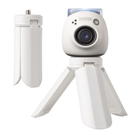 HIYQIN Camera Tripod, Stand, Lightweight, Small, Tabletop Tripod, Selfie Stick, Variable Gimbal, Flexible Camcorder, Compact, Foldable, Micro Tripod, Desktop Tripod, Angle Adjustment, Easy to Use, Highly Versatile, 1/4 Inch Screw Mount, Compatible with Multiple Equipment (White)