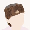 Skater ZHTB1-A Hair Turban Pompon's Bear