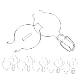 SHOWERORO 6Pcs Glass Canning Jar Accessories Wire Clamp Sealed Buckle for Wide Mouth Mason Jars Replacement Clips for Kitchen Storage and Can Sealing Fastenings