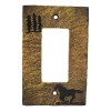 Set of 2 Western Horse And Pine Trees Silhouette Wall