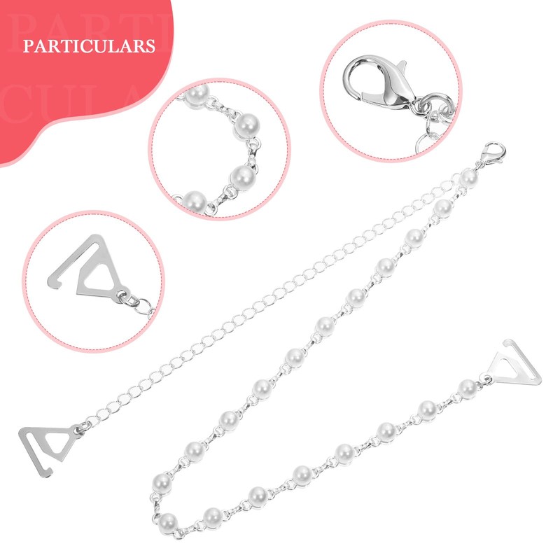 CALLARON 1 Pair Replacement Removable Clip Thin Pearl Smooth Stretch