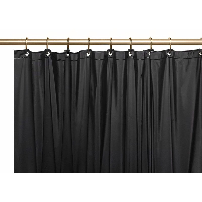Venice Collections Elegant Heavy Duty Vinyl Shower Curtain Liner with