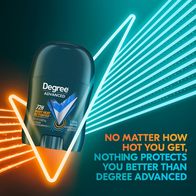 Degree Men Antiperspirant Deodorant Cool Rush Pack of 36 72-Hour